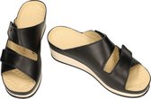 Vital -Dames - zwart - slippers & muiltjes - maat 38