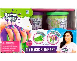 foto van Doctor Squish Slijm Value Pack - Groen en Paars - 240 gram
