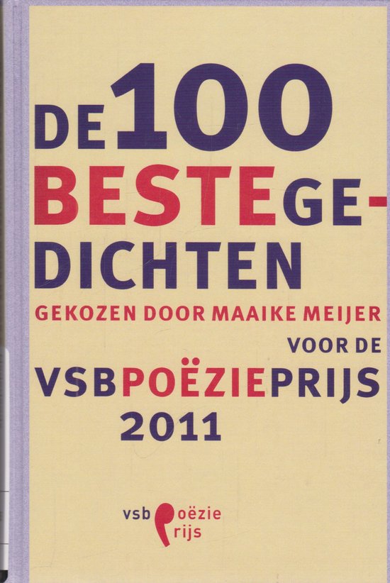 Cover van het boek 'De 100 beste gedichten van'