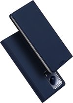 Dux Ducis - Geschikt voor Xiaomi 13 Lite - Slim bookcase hoesje - Donkerblauw