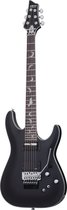 Schecter Damien Platinum 6 FR-S BKS zwart Satin Sustainiac - ST-Style elektrische gitaar