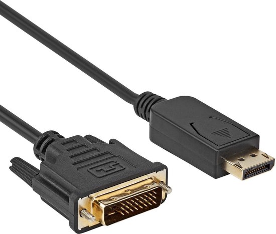 DisplayPort naar DVI kabel - Verguld - 3 meter - Allteq - Allteq