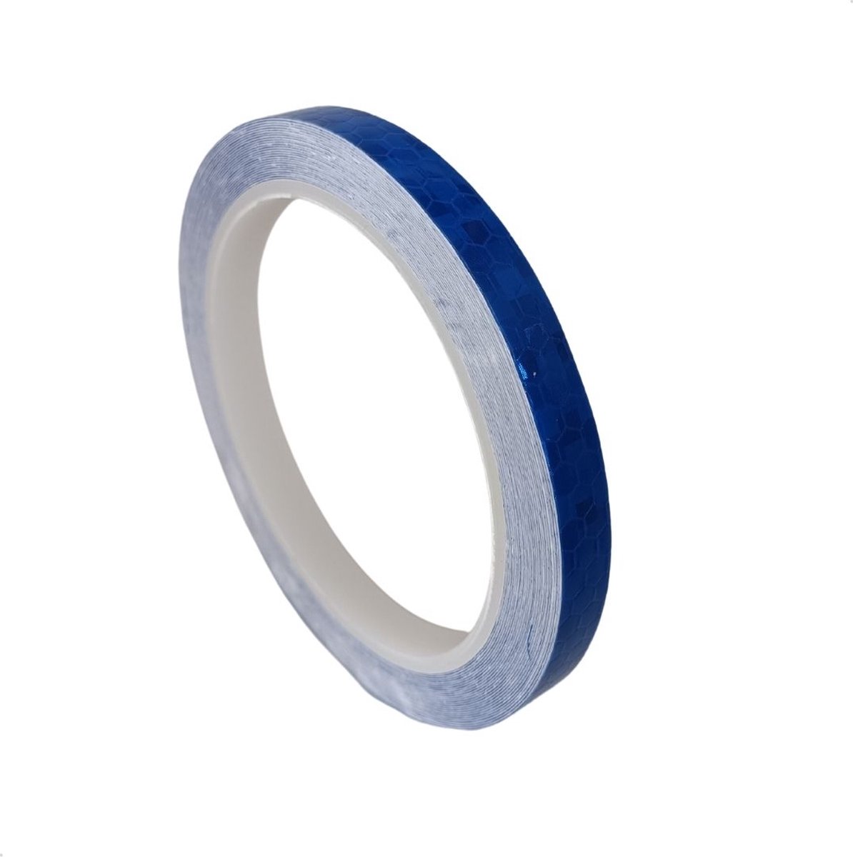 Entergoods® - Reflecterende Tape - Blauw - 8 meter x 1cm - Reflecterende Stickers - Fiets Versiering - Reflectoren Fiets - Veiligheid – Verkeer