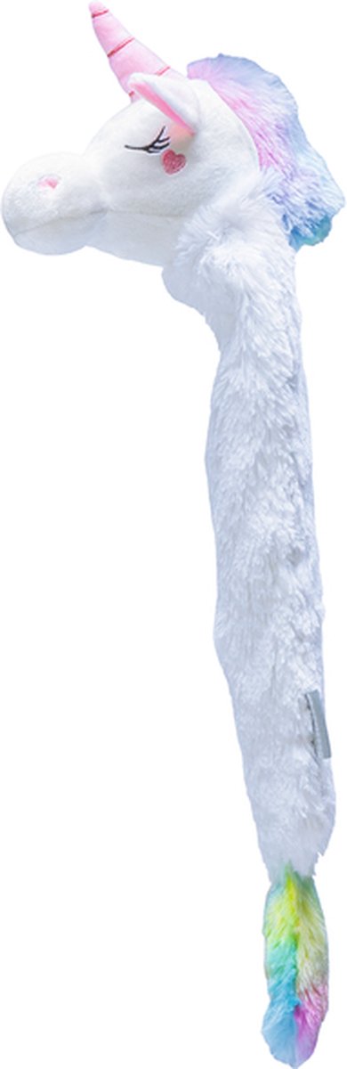 Beeztees Puppy Flatino Unicorn Lo - Puppy Speelgoed - Puppyknuffel - Hondenspeelgoed - Wit 49x10x14 cm - Hond thumbnail 2
