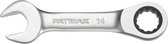 Stanley - FATMAX Stubby Ringsteeksleutel met ratel 14mm - Steeksleutel - Sleutelgereedschap - 1 Stuk(s)