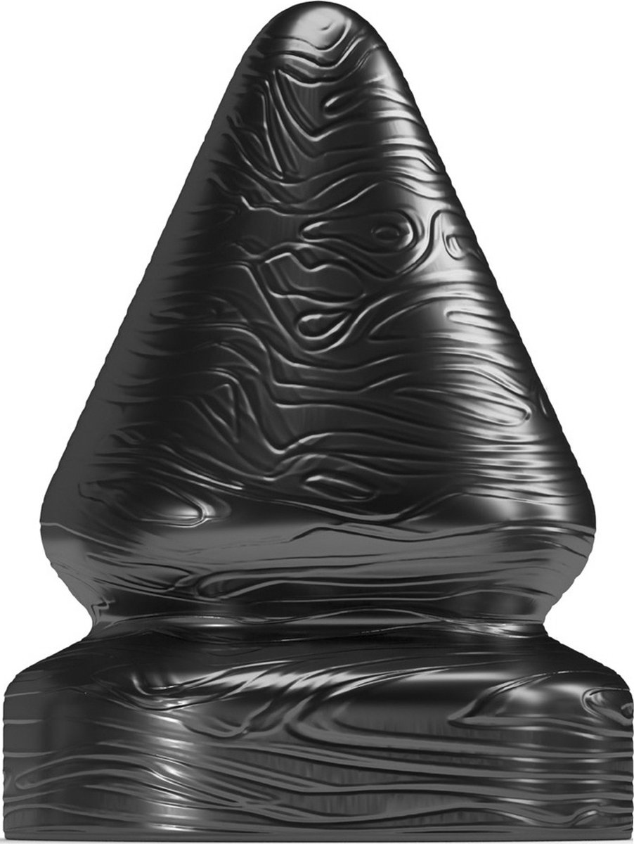 Stretch'r - Sirup - XXL Buttplug - Zwart Metallic L