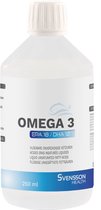 Svensson Omega 3 - 250 ml Pure visolie - Onverzadigde Vetzuren EPA/DHA - Frisse Framboossmaak