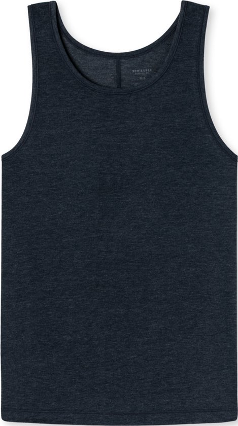 SCHIESSER Personal Fit singlet (1-pack) - heren hemd nachtblauw - Maat: XL