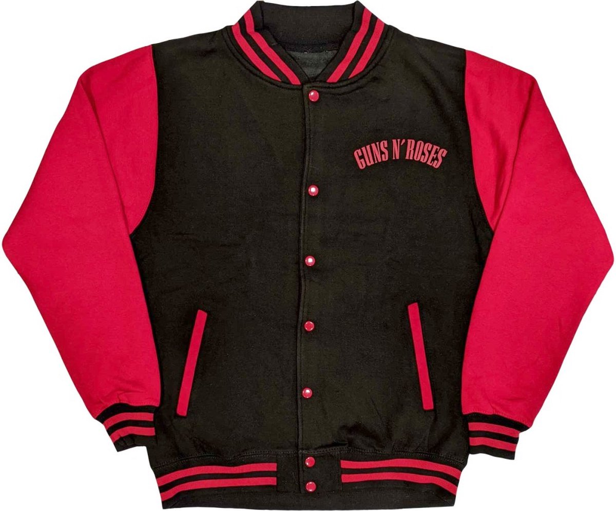 Guns N' Roses - Appetite For Destruction Varsity jacket - M - Zwart/Rood