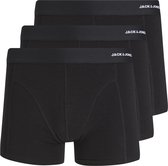 Jack & Jones Boxershorts Heren Trunks Zwart JACBASIC Bamboe 3-Pack - Maat L