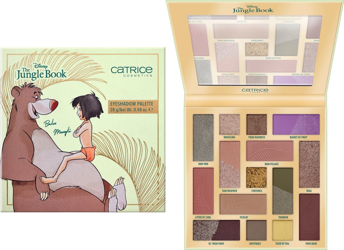 Catrice Oogschaduwpalette Disney The Jungle Book 010 Bare Necessities, 28 g - catrice