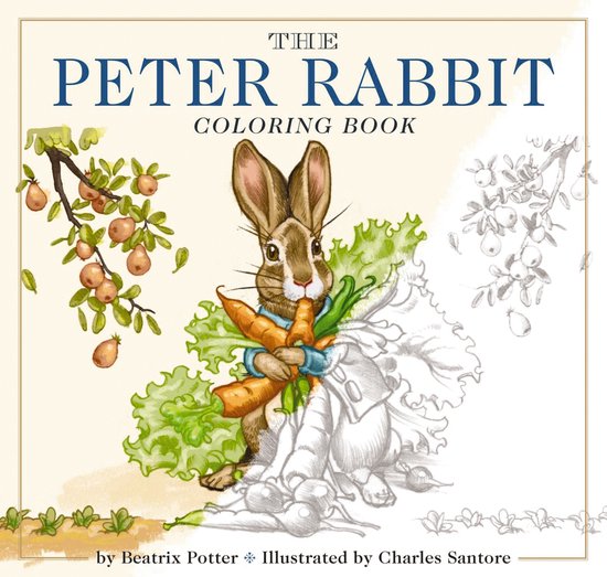 The Peter Rabbit Coloring Book - cover