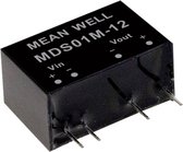 Mean Well MDS01M-05 DC/DC-convertermodule 200 mA 1 W Aantal uitgangen: 1 x Inhoud 1 stuk(s)