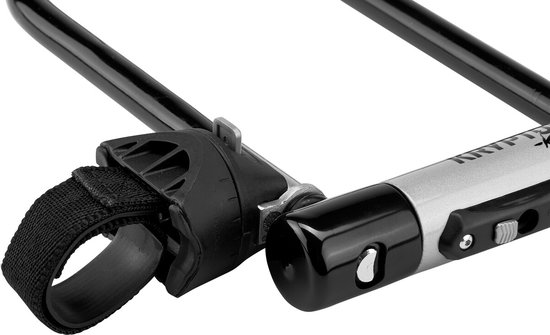 Kryptonite KryptoLok Standard Mini-7 Beugelslot met Kabel - Fiets - ART-2 Slot - Beugelslot (Elektrische) Fiets - 17,8x8,2 cm - Kabel 120 cm lang - Oranje/Zwart van Kryptonite — afbeelding 2