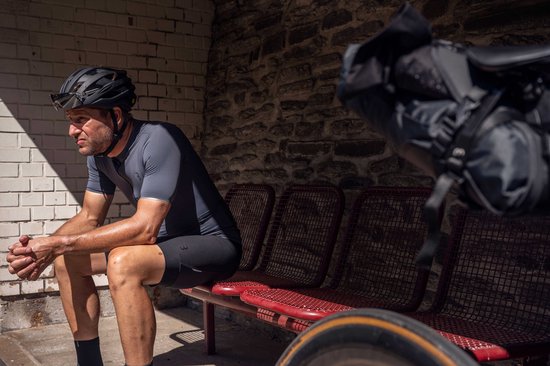 BBB Cycling Essence Maillot Cyclisme Homme - Manches Courtes - Maillot Cyclisme Allround - Vêtements de cyclisme Homme - Grijs Twilight - Taille XXL - BBW-408