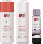 Revita Shampoo, Conditioner & Spectral.CSF Set - Anti-haaruitval behandeling voor vrouwelijk haaruitval - Bestrijdt dunner wordend haar