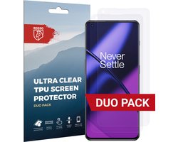 Rosso Screen Protector Ultra Clear Duo Pack Geschikt voor OnePlus 11 | Folie | 2 Stuks