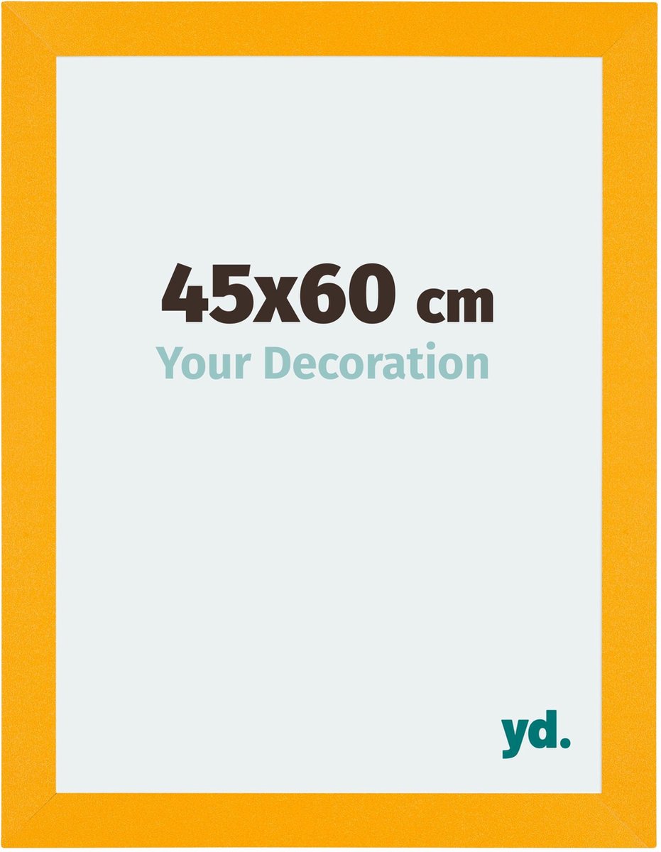 Your Decoration - Fotolijst 45x60 cm - MDF - Geel - Mura