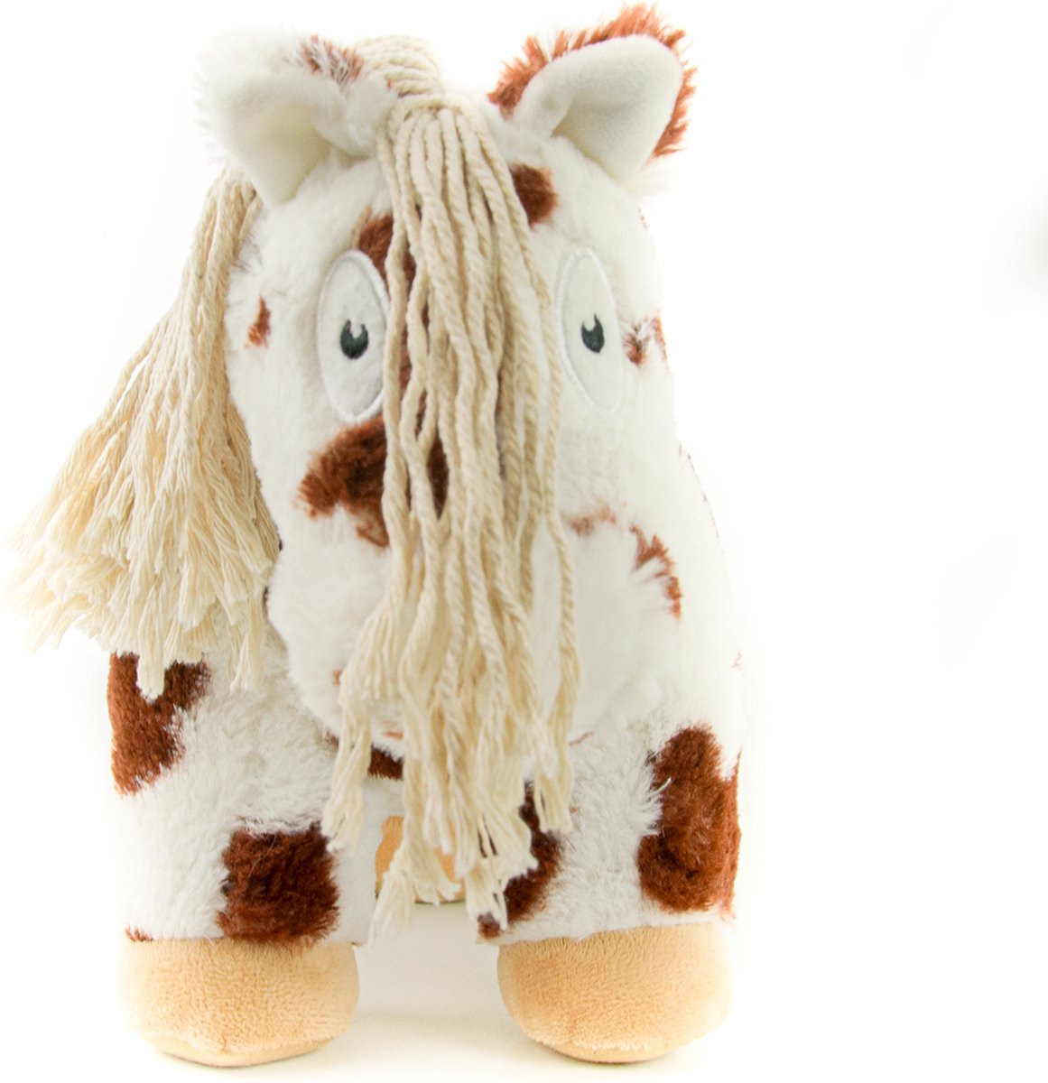 Crafty Ponies Paarden Knuffel - Ponies Knuffels - Pluche Knuffels - Knuffel - Voor kind & baby - Baby Knuffel - Pluche Paarden - Educatief Speelgoed - Speelgoed Kind - Cadeau Meisje - 48cm - Bruinbont — afbeelding 2