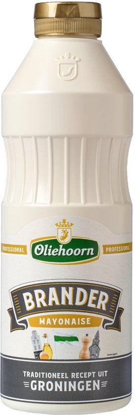 Oliehoorn Brander mayonaise - Fles 900 ml | bol.com