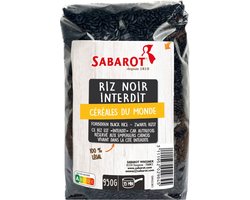 Sabarot Zwarte rijst - Zak 950 gram
