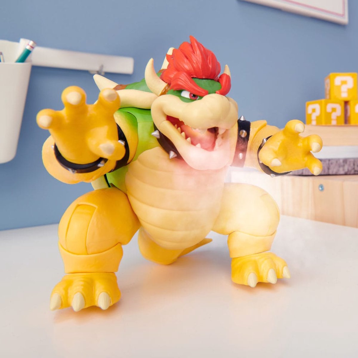 Super Mario Plasyet Bataille avec Bowser avec Figurine 6cm
