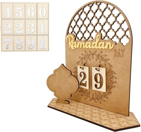 ramadan au chocolat personnalisé mubarak 30 jours calendrier de l