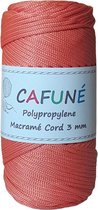 Cafuné Polypropyleen Macrame Koord - Oranje - 3mm - PP6 - gevlochten koord - Haken - Macrame - Tas maken