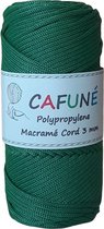 Cordon macramé polypropylène Cafuné - Herbe - 3mm - PP6 - cordon tressé - Crochet - Macramé - Confection de sac