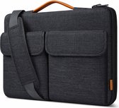 15,6 inch laptoptas hoes 15 inch schoudertas 360° rondom bescherming Spatwaterdichte schouderlaptoptas Twee manieren om te dragen