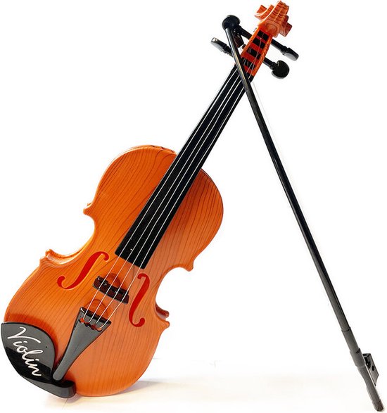 Speelgoed Viool 41CM - Music instrument voor kinderen - Classic Violin - Bruin