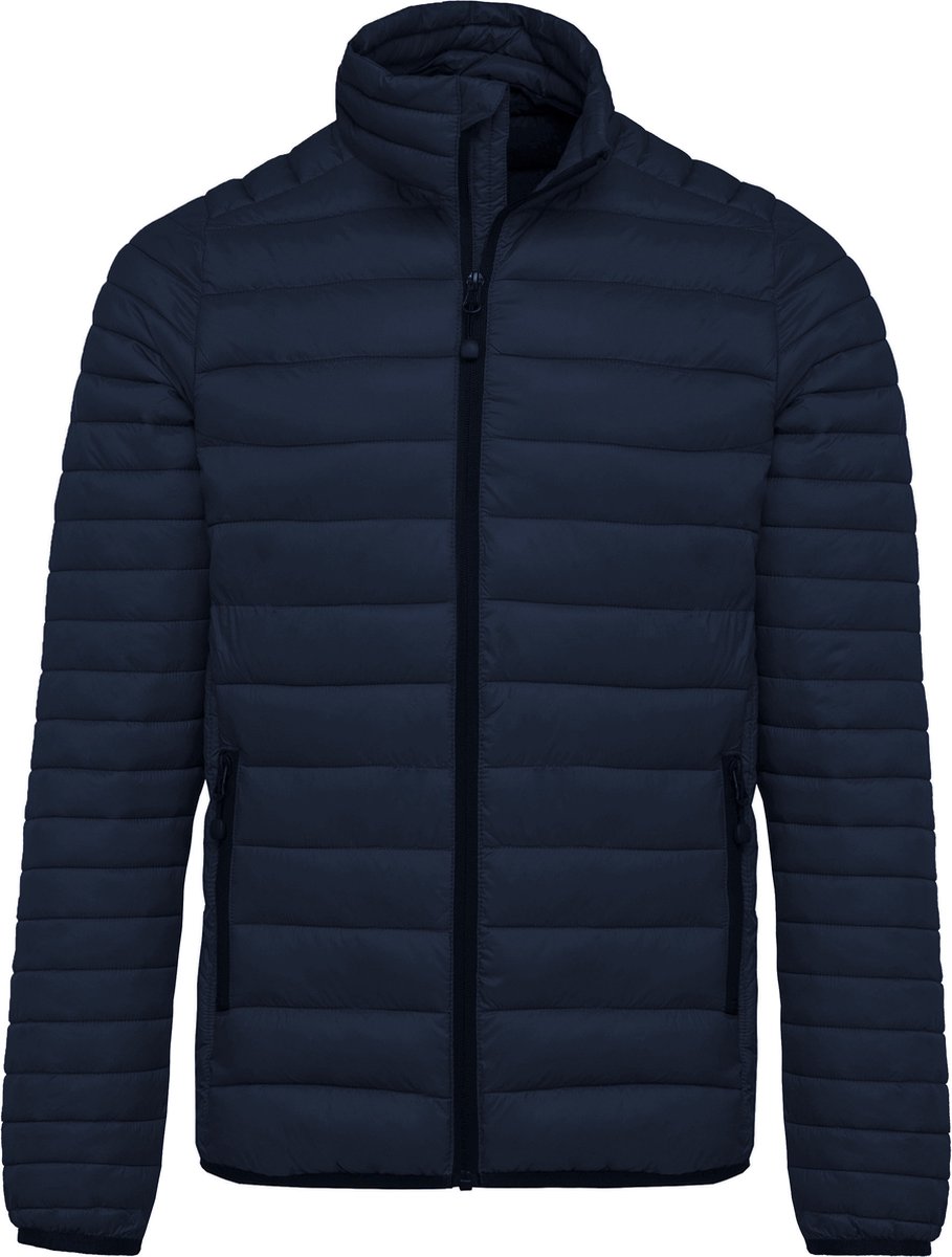 Outdoorjas ‘Men’s Lightweight Padded Jacket’ merk Kariban Donkerblauw