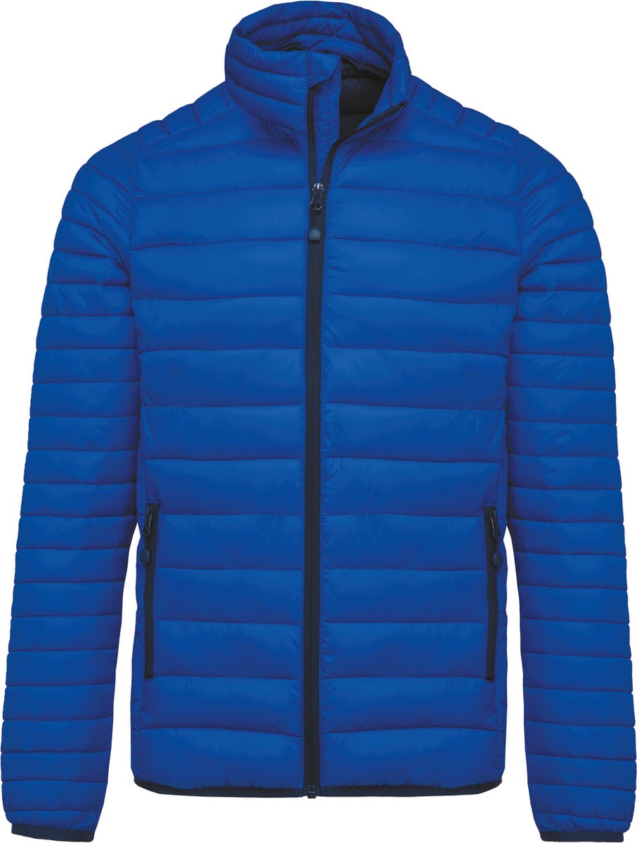 Outdoorjas ‘Men’ Lightweight Padded Jacket’ merk Kariban Licht Kobaltblauw