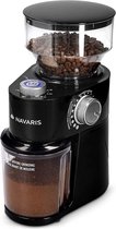 Coffee Grinder - Koffie Maler - Elektrische Koffiemolen Van Roestvrij Staal - 200 W - Professionele Molen voor 14 Kopjes - Bonenmaler met 18 Maalgraden - Zwart
