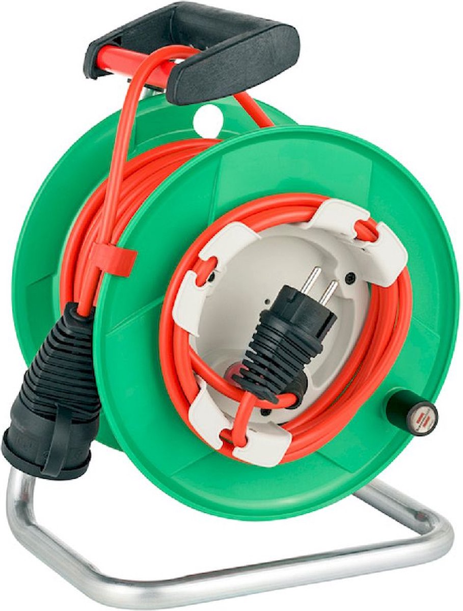 Schwabe camping CEE Powerlight 2-voudige kabelhaspel IP44 25m (12272 Schwabe camping CEE Powerlight 2-voudige kabelhaspel IP44 25m (12272
