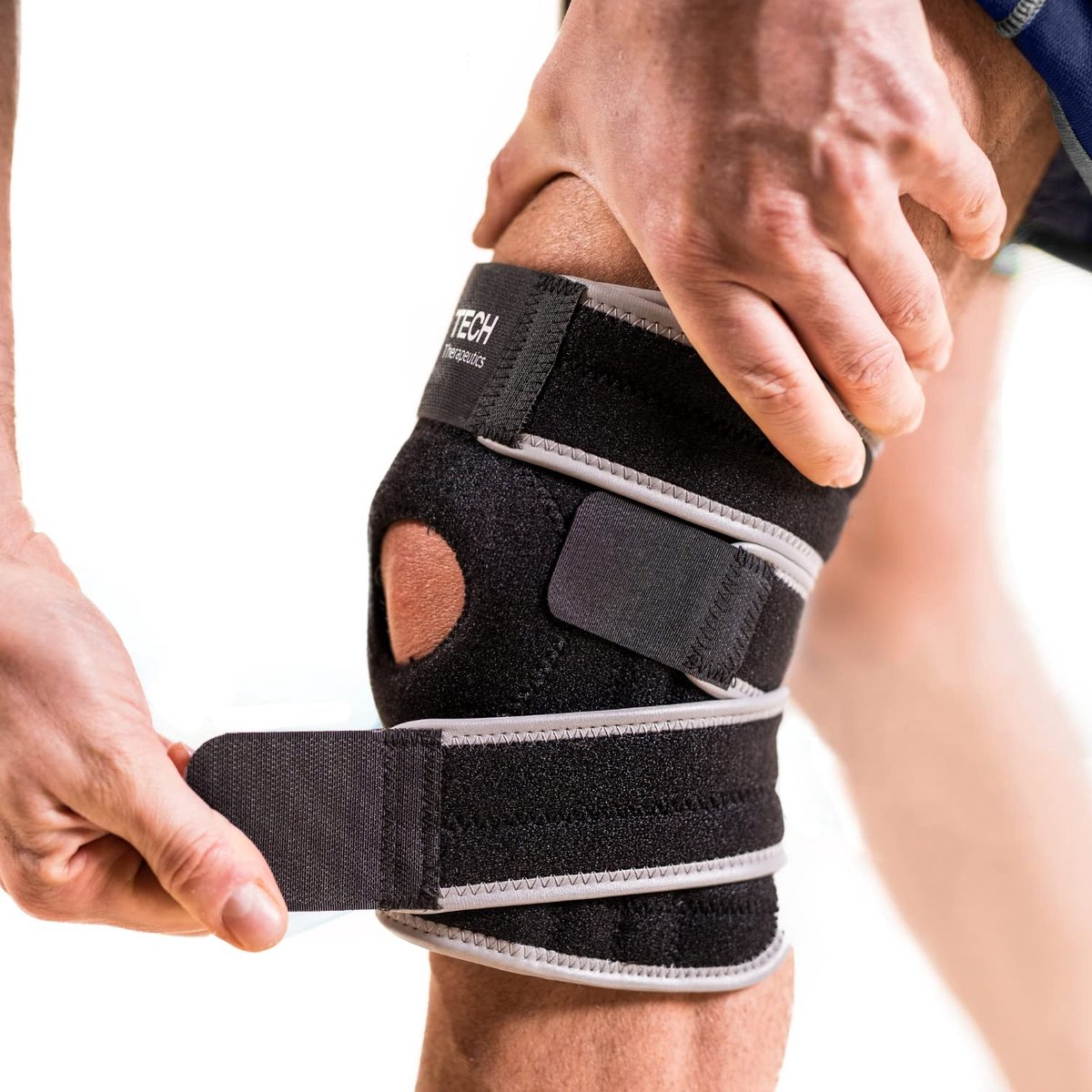 Kniesteun Orthopedische kniebrace voor intensief sporten, ondersteuning, stabilisatie en versterking van uw knieën, medische kwaliteit, kniebracebandage voor knie