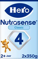 Hero Nutrasense Peutermelk Classic 4 (2+ Jaar) - 1 x 700gr - Flesvoeding - met Melkvet - Palmolie Vrij (Voorheen Hero Baby Classic 4)