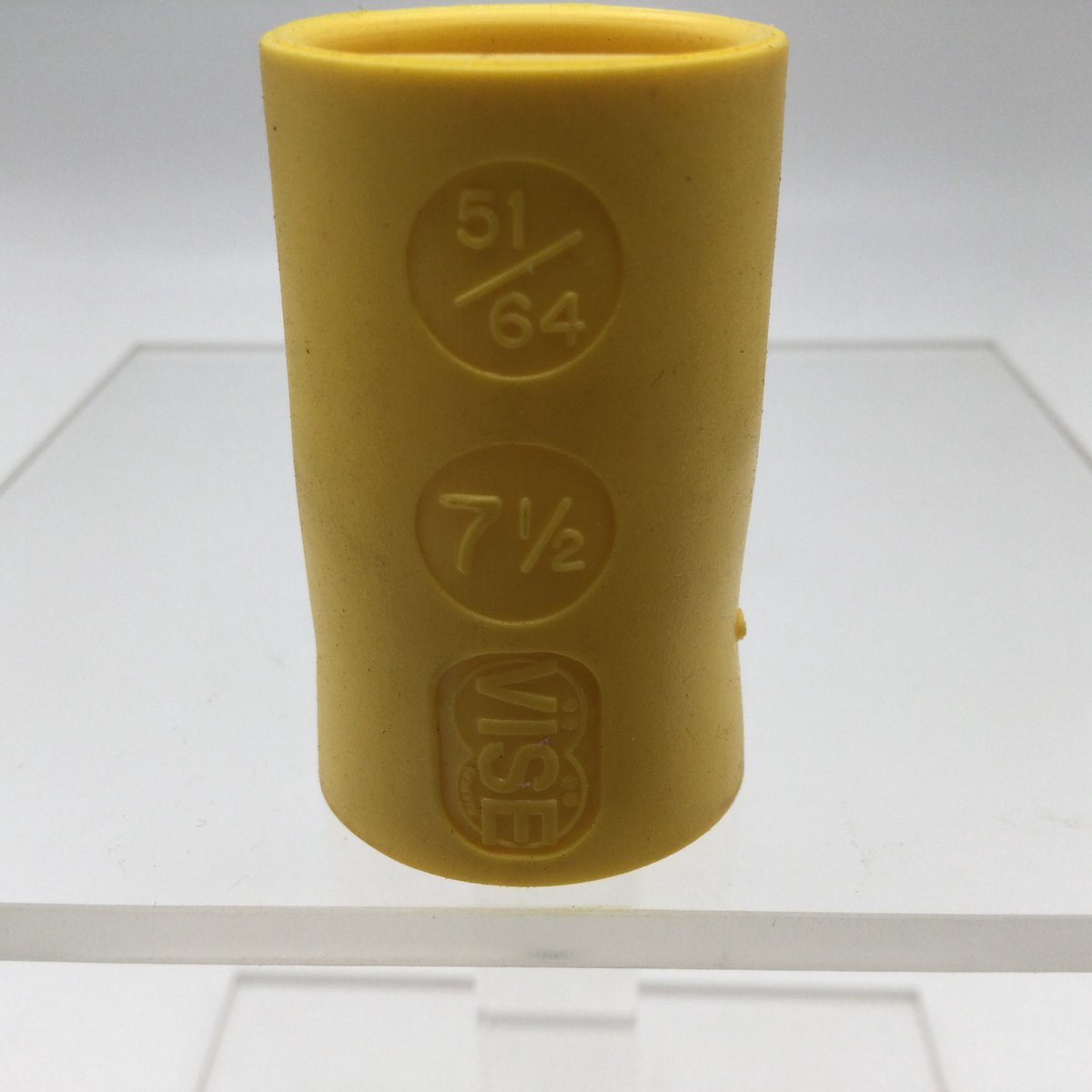 Bowling Bowlingbal vinger inserts, per 2 stuks, 'Vise powerlift / oval-grip inserts' , naar keuze powerlift of oval-grip, kleur, geel maat 31/64 , nr. 7.1/2 ,boormaat 31/32