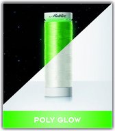 Mettler Amann Mettler Polyglow - Poly glow garen art.2927 - wit - nr. 40 - 100m - glow in the dark garen