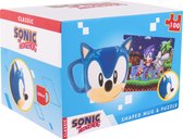 Sonic the Hedgehog - tasse & puzzle - coffret cadeau