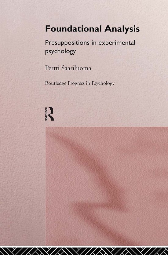 Routledge Progress in Psychology- Foundational Analysis - cover
