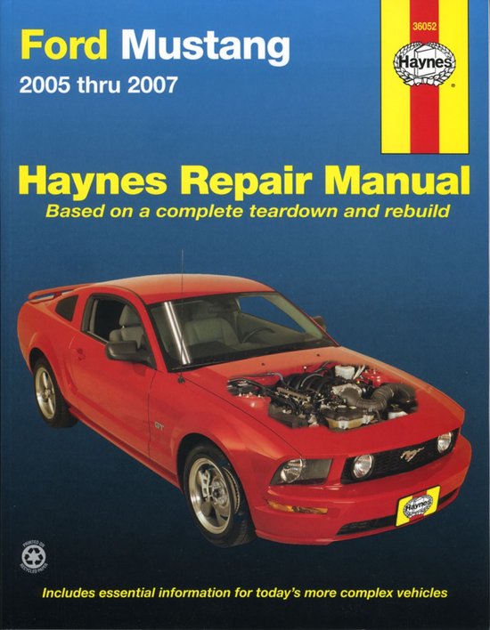 Ford Mustang Automotive Repair Manual - cover