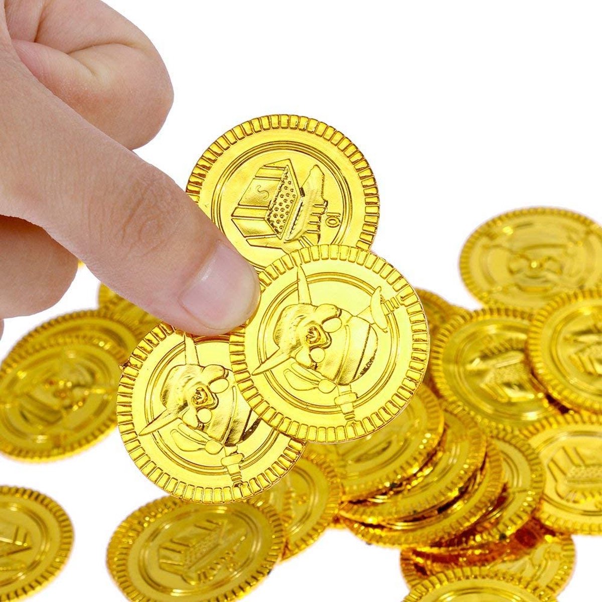 Poker Chips Pokerfiches 100 Stks/pak Nieuwe Poker Casino Chips Bitcoin Gold  Plating Plastic Prate Gold Coins Pirate Treasure Game Model Bitcoin  Pokerfiches Set Poker Avond Accessoires