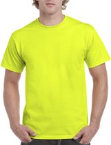 T-shirt met ronde hals 'Ultra Cotton' Gildan Safety Green - 3XL