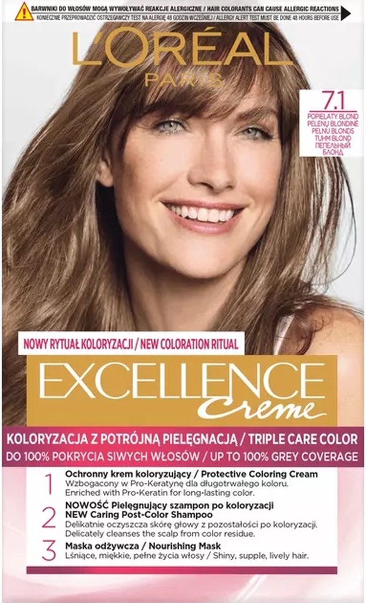 Loreal 7.1 cheap hair color