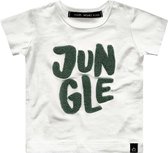Your Wishes Shortsleeve Jungle - T-shirt - Korte Mouwen - Wit - Unisex - 110/116