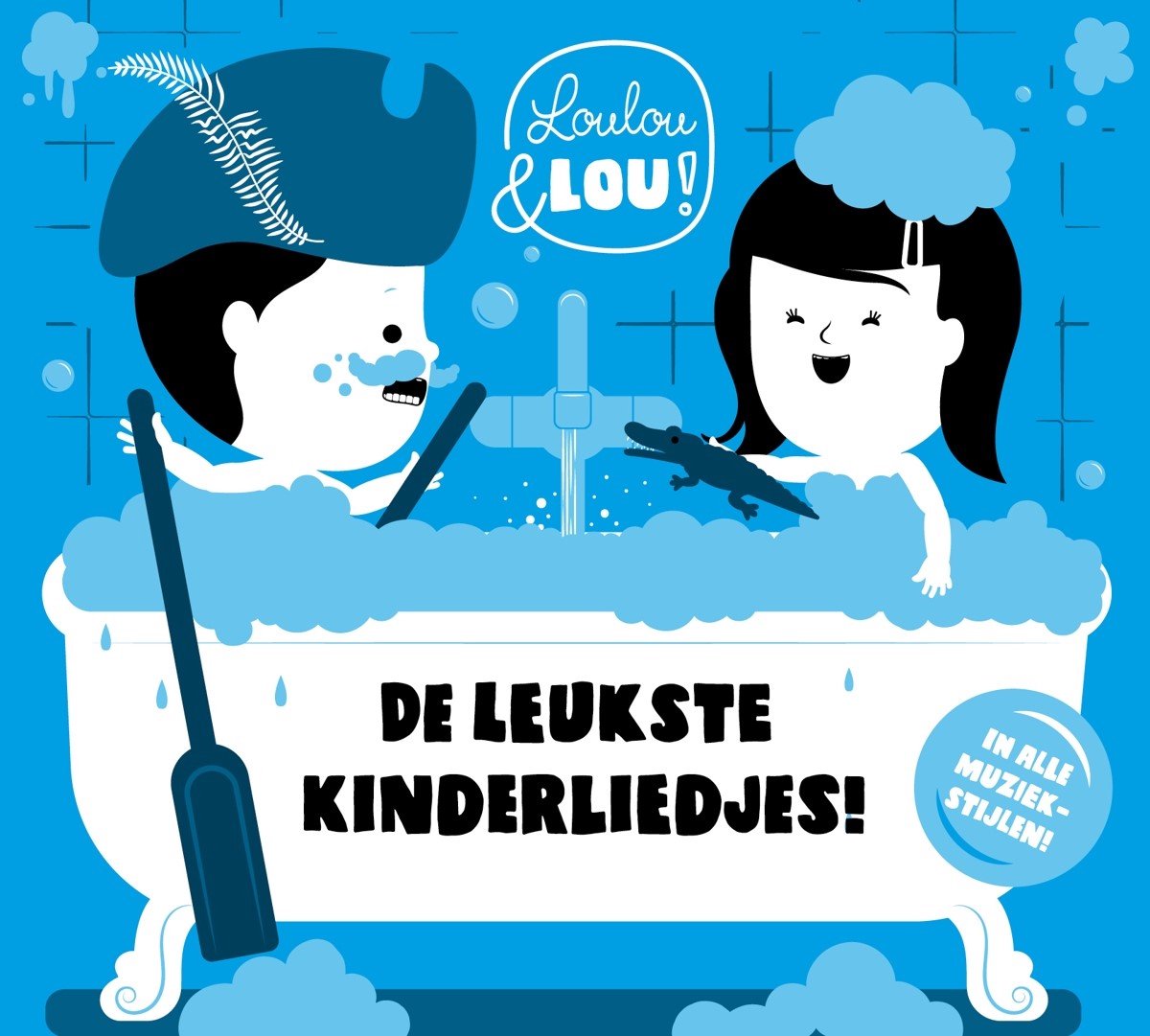 Kinderliedjes Loulou En Lou - Kinderliedjes In Alle Stijlen (CD) - Kinderliedjes Loulou En Lou