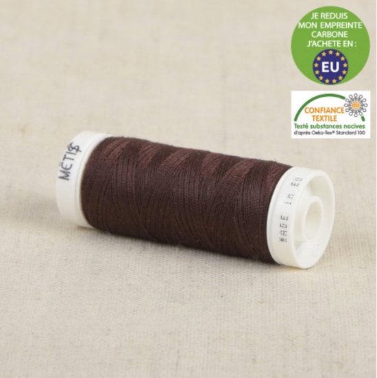 Naaigaren 2 stuks universeel donker chocolade bruin 496 | bol.com