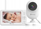 Bol.com Lionelo Babyline 6.2 Babyfoon - Full HD Camera 5’’- Video opname - Bereik tot 200m - Tweerichtingscommunicatie - Nachtmo... aanbieding