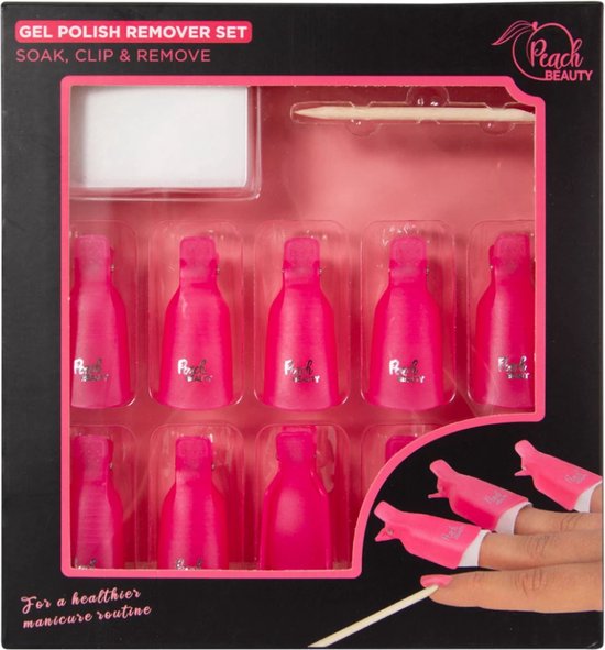 Gellak Verwijderen - Nagellak Remover - Clips Set - Nagellak verwijderen - Soak Off Clips - Soak Off Nailclips